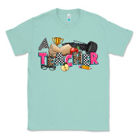 Seafoam race teacher Classic Tee - Zillion Design Studio
