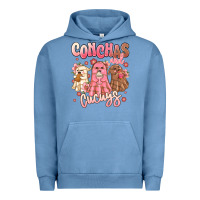 Pigment Pebble Blue conchas and cucuys mexican desert ghosts Urban Hoodie - MaliasSmallBusiness