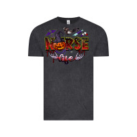 Vintage Black halloween nurse life Vintage Tee - BarkalooDesign