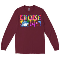 Burgundy cruise life Long Sleeve Tee - texasbilliewilder