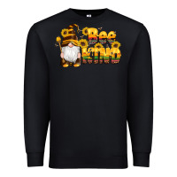 Black western bee kind gnomes bee honey sunflowers leopard serape Premium Sweatshirt - Artiststas