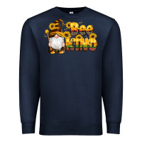 Navy western bee kind gnomes bee honey sunflowers leopard serape Premium Sweatshirt - Artiststas