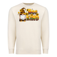 Sandshell western bee kind gnomes bee honey sunflowers leopard serape Premium Sweatshirt - Artiststas