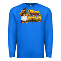 True Royal western bee kind gnomes bee honey sunflowers leopard serape Premium Sweatshirt - Artiststas