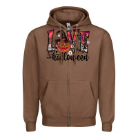 Chestnut love halloween Zipper Hoodie - CowhideDigitalArt