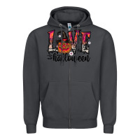 Smoke love halloween Zipper Hoodie - CowhideDigitalArt