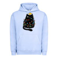 Pigment Grape Ice christmas cat with lights Urban Hoodie - MaliasSmallBusiness