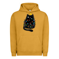 Pigment Peanut Butter christmas cat with lights Urban Hoodie - MaliasSmallBusiness