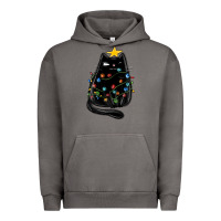 Pigment Tornado christmas cat with lights Urban Hoodie - MaliasSmallBusiness