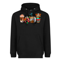 Black dogs coffee cups Heavyweight Hoodie - AdoDesignShop
