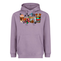 Lavender dogs coffee cups Heavyweight Hoodie - AdoDesignShop