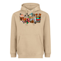 Mushroom dogs coffee cups Heavyweight Hoodie - AdoDesignShop