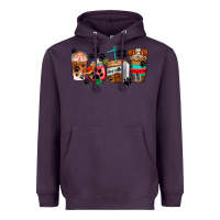 Plum dogs coffee cups Heavyweight Hoodie - AdoDesignShop