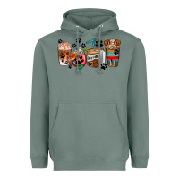 Sage dogs coffee cups Heavyweight Hoodie - AdoDesignShop