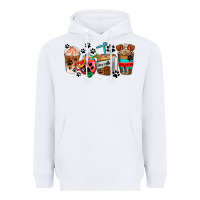 White dogs coffee cups Heavyweight Hoodie - AdoDesignShop