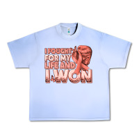 Grape Ice i fought for my life and i won uterine cancer peac Urban Heavy Tee - texasbilliewilder