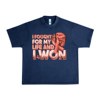 Navy i fought for my life and i won uterine cancer peac Urban Heavy Tee - texasbilliewilder