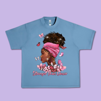 Stronger Than Cancer Urban Heavy Tee Designed By Barkaloodesign