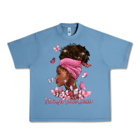 Pebble Blue stronger than cancer Urban Heavy Tee - BarkalooDesign