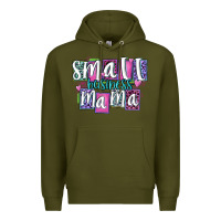 Army Green small business mama Premium Hoodie - MaliasSmallBusiness