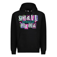 Black small business mama Premium Hoodie - MaliasSmallBusiness