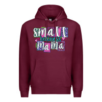 Burgundy small business mama Premium Hoodie - MaliasSmallBusiness