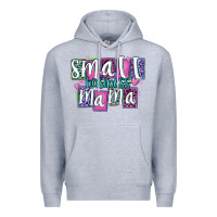Heather Grey small business mama Premium Hoodie - MaliasSmallBusiness