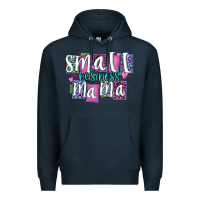 Navy small business mama Premium Hoodie - MaliasSmallBusiness