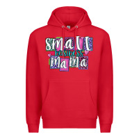 Red small business mama Premium Hoodie - MaliasSmallBusiness
