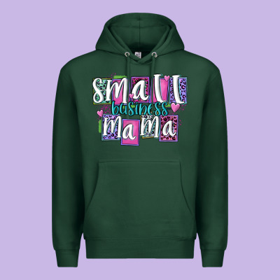 Small Business Mama Premium Hoodie Designed By Maliassmallbusiness