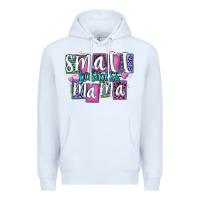 White small business mama Premium Hoodie - MaliasSmallBusiness
