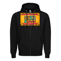 Black beer and sunshine skinny metal can holder Zipper Hoodie - HRA Design Shop