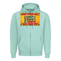 Seafoam beer and sunshine skinny metal can holder Zipper Hoodie - HRA Design Shop