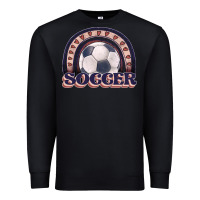 Black soccer rainbow Premium Sweatshirt - JahusDesignShop