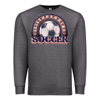 Charcoal Heather soccer rainbow Premium Sweatshirt - JahusDesignShop