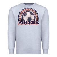 Heather Grey soccer rainbow Premium Sweatshirt - JahusDesignShop
