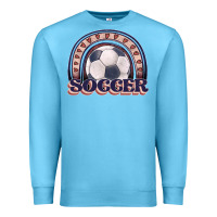 Ocean Blue soccer rainbow Premium Sweatshirt - JahusDesignShop