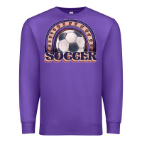 Purple soccer rainbow Premium Sweatshirt - JahusDesignShop