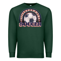 Sports Green soccer rainbow Premium Sweatshirt - JahusDesignShop