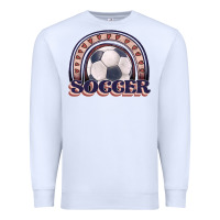 White soccer rainbow Premium Sweatshirt - JahusDesignShop