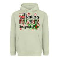 Matcha santa's favorite sonographer Heavyweight Hoodie - AdoDesignShop