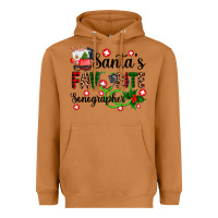 Meerkat santa's favorite sonographer Heavyweight Hoodie - AdoDesignShop