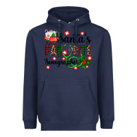 Navy santa's favorite sonographer Heavyweight Hoodie - AdoDesignShop