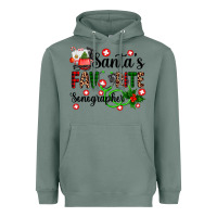 Sage santa's favorite sonographer Heavyweight Hoodie - AdoDesignShop
