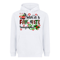 White santa's favorite sonographer Heavyweight Hoodie - AdoDesignShop