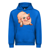 Cobalt pig Urban Hoodie - MaliasSmallBusiness