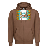 Chestnut best teacher ever skinny metal can holder Zipper Hoodie - HRA Design Shop