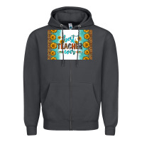 Smoke best teacher ever skinny metal can holder Zipper Hoodie - HRA Design Shop