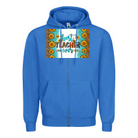 True Royal best teacher ever skinny metal can holder Zipper Hoodie - HRA Design Shop