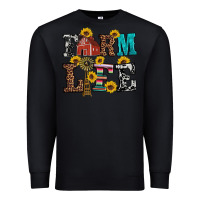 Black western farm life Premium Sweatshirt - Artiststas